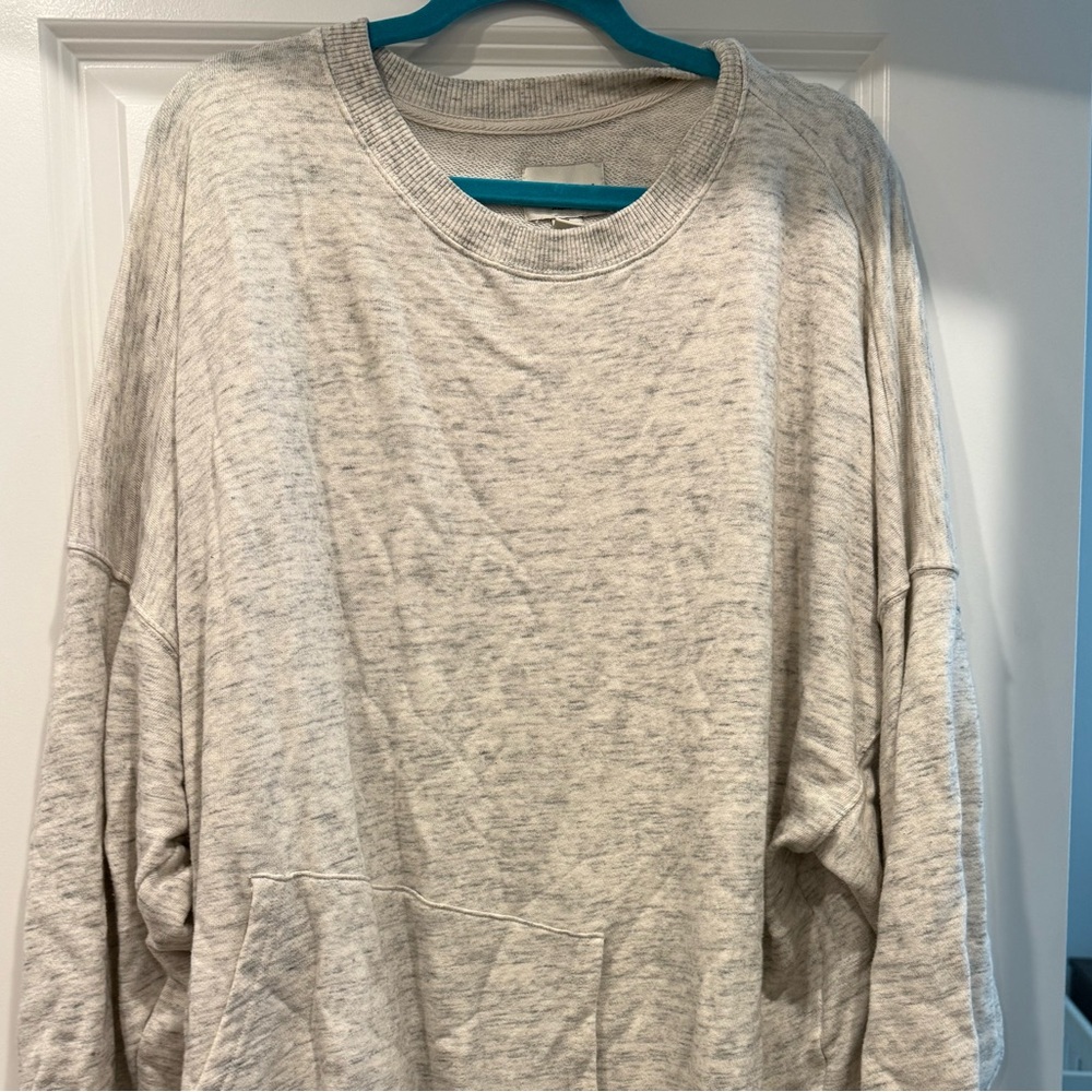 American Eagle Outfitters Light Gray Jegging Fit Top